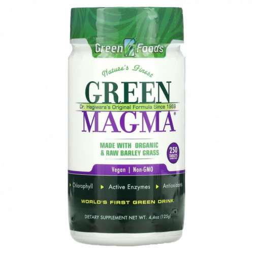 Green Foods, Green Magma, 500 мг, 250 таблеток