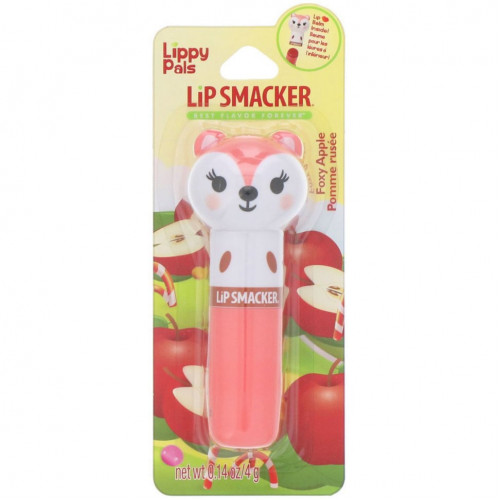 Lip Smacker, Lippy Pals, Fox, бальзам для губ, яблоко, 4 г