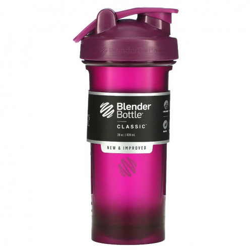 Blender Bottle, Classic with Loop, сливовый, 828 мл (28 унций)