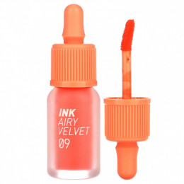 Peripera, Тинт для губ Ink Airy Velvet, 09, коралловый, 100 точек, 4 г (0,14 унции)