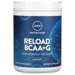 MRM, Reload, BCAA+G , восстановление после тренировки, лимонад, 840 г (29,6 унции)