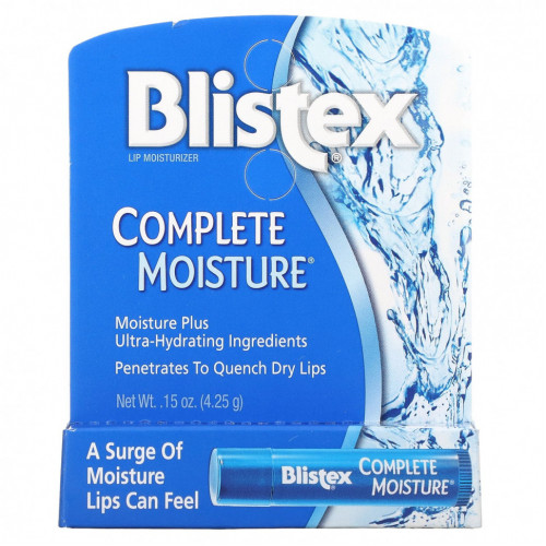 Blistex, Complete Moisture, увлажняющий бальзам для губ, 4,25 г (15 унций)