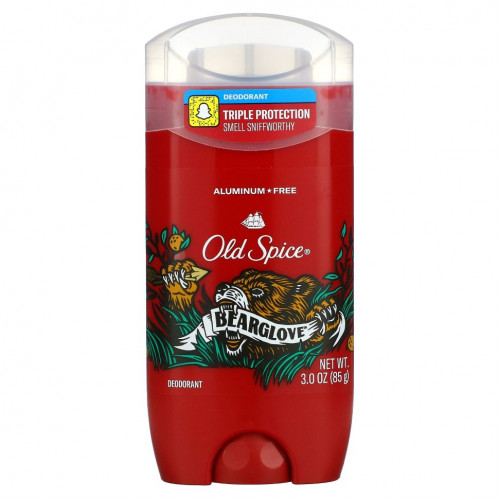 Old Spice, Дезодорант, Bearglove, 85 г (3 унции)