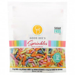 Good Dee's, Sprinkles, без сахара, It's A Circus, 85 г (3 унции)