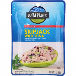 Wild Planet, Дикий тунец, 85 г (3 унции)