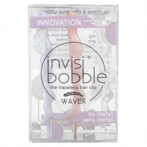 Invisibobble, Waver, бесследная заколка для волос, I Lava You, 3 шт. В упаковке