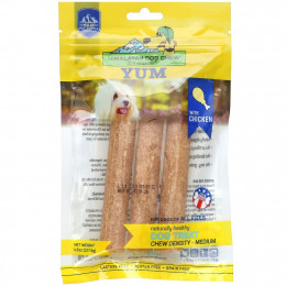 Himalayan Pet Supply, Himalayan Dog Chew, Yum, лакомство для собак любого размера, среднее, с курицей, 127,5 г (4,5 унции)