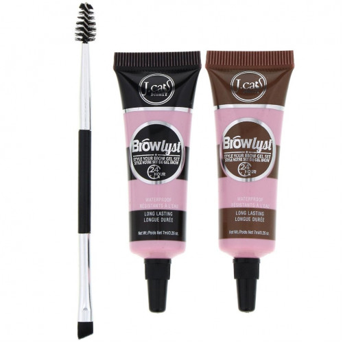 J.Cat Beauty, Набор гелей для бровей Browlyst Style Your Brow Gel Set, 1 набор