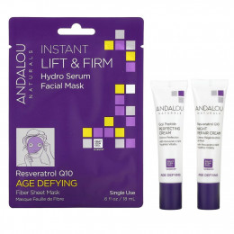 Andalou Naturals, Age Defying Day To Night, набор из 3 предметов