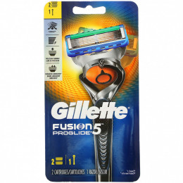 Gillette, Бритва Fusion5 Proglide, 1 бритва + 2 кассеты