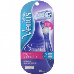 Gillette, Бритва Venus Extra Smooth, 1 бритва + 2 кассеты