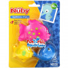 Nuby, веселые рыбки, игрушки для ванной, для детей от 6 месяцев, 3 шт. в упаковке