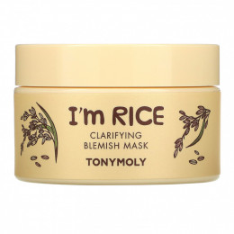 Tony Moly, I'm Rice, очищающая маска от пятен, 100 мл (3,38 жидк. Унции)