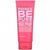 Formula 10.0.6, Pores Be Pure, Skin-Clarifying Mud Mask, Strawberry + Yarrow, 3.4 fl oz (100 ml)