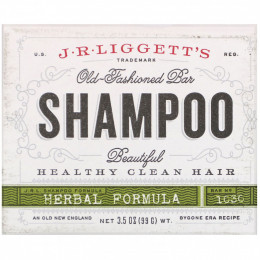 J.R. Liggett's, Old Fashioned Shampoo Bar, Herbal Formula, 3.5 oz (99 g)