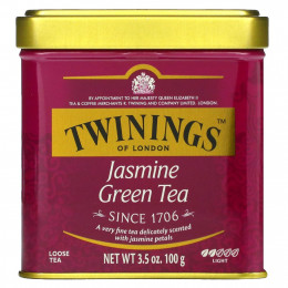 Twinings, Jasmine Green, Loose Tea, 3.53 oz (100 g)