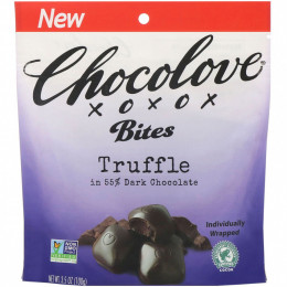 Chocolove, конфеты, трюфель в темном шоколаде 55%, 100 г (3,5 унции)