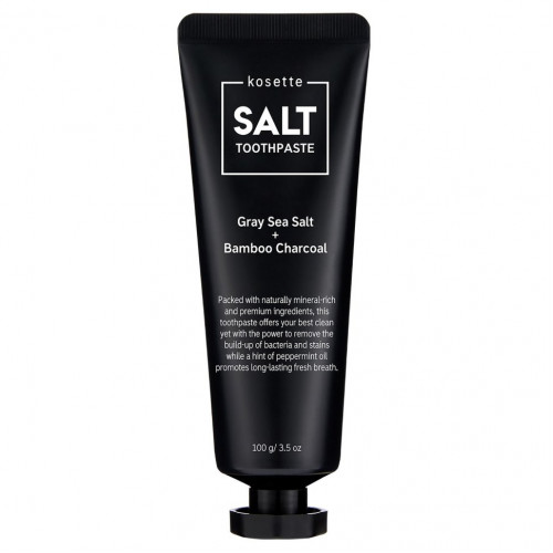 Kosette, Gray Sea Salt + Bamboo Charcoal Toothpaste, 3.5 oz (100 g)