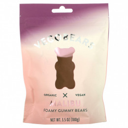 Vegobears, Malibu, мармеладки с пеной, 100 г (3,5 унции)