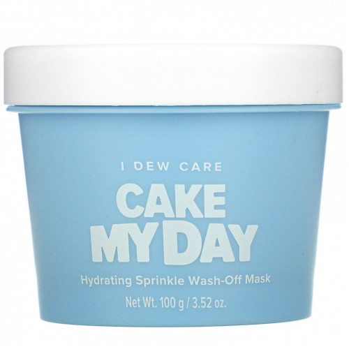 I Dew Care, Cake My Day, увлажняющая смываемая маска для лица, 100 г (3,52 унции)