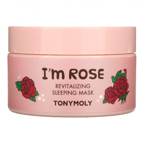 Tony Moly, I'm Rose, Восстанавливающая маска для сна, 3,52 унции (100 г)