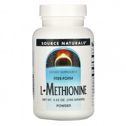 Source Naturals, L-Метионин 3.53 унции (100 г)