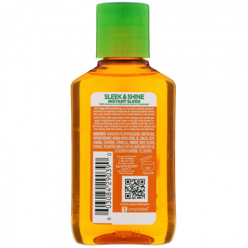 Garnier, Fructis, Sleek & Shine, Moroccan Sleek, масло для волос, 111 мл