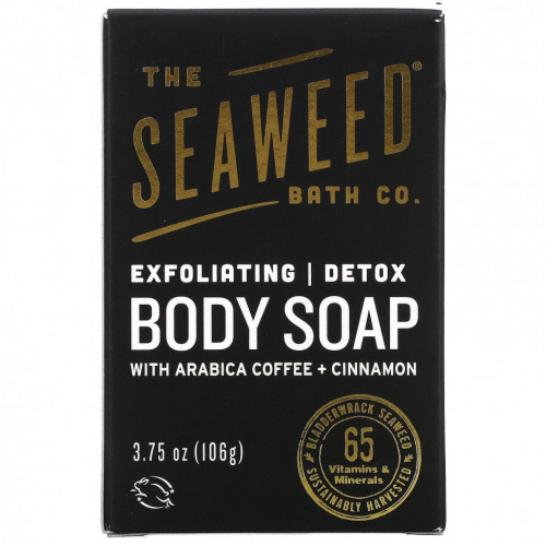 The Seaweed Bath Co., Exfoliating Detox Soap, 3.75 oz (106 g)