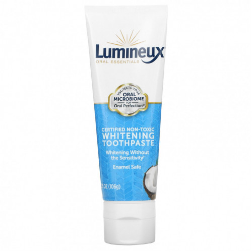 Lumineux Oral Essentials, Сертифицированная нетоксичная отбеливающая зубная паста, 106 г (3,75 унции)