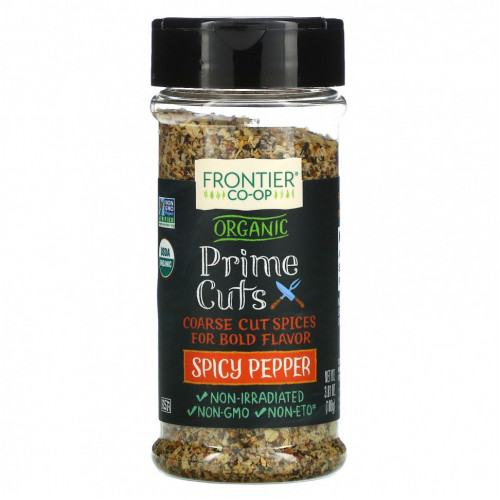 Frontier Co-op, Organic Prime Cuts, пряный перец, 108 г (3,81 унции)