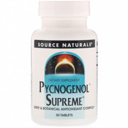 Source Naturals, Пикногенол Supreme, 30 таблеток