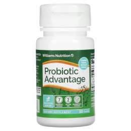 Williams Nutrition, Probiotic Advantage, 2 млрд КОЕ, 30 капсул