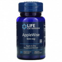 Life Extension, AppleWise, 600 мг, 30 растительных капсул