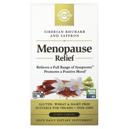 Solgar, Menopause Relief, 30 мини-таблеток