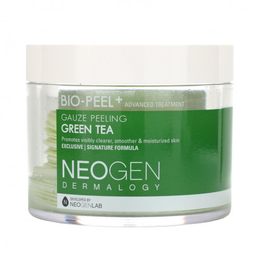 Neogen, Bio-Peel, диски для пилинга, зеленый чай, 30 шт., 200 мл