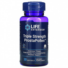 Life Extension, Triple Strength ProstaPollen, добавка для мужского здоровья с тройной силой, 30 капсул