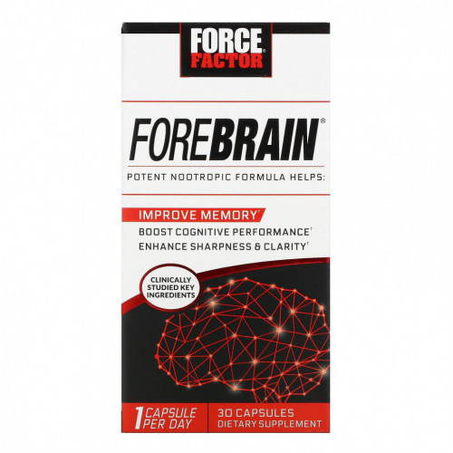 Force Factor, Forebrain, 30 капсул