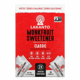 Lakanto, Monkfruit Sweentener, Classic, 3.17 oz (90 g)