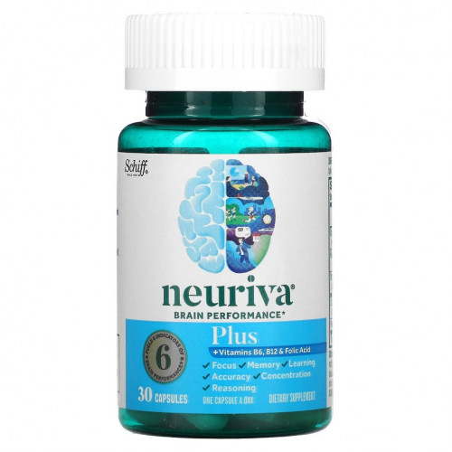 Schiff, Neuriva Brain Performance Plus, 30 Capsules