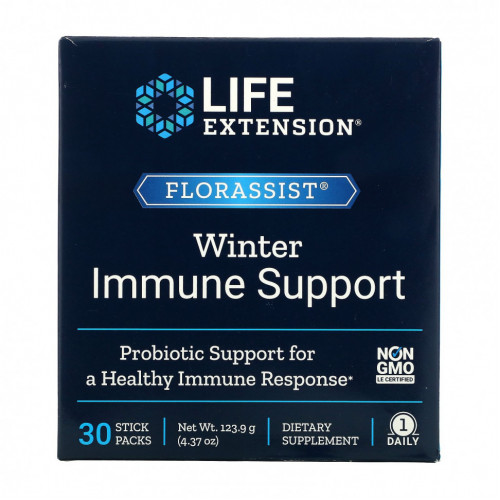 Life Extension, FLORASSIST Winter Immune Support, 30 стиков