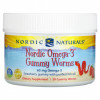 Nordic Naturals, Жевательные червячки Nordic Omega-3 со вкусом клубники, 63 мг, 30 жевательных червячков