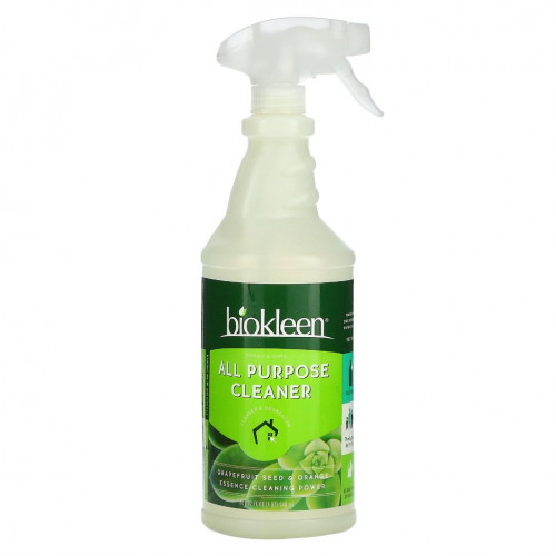 Biokleen, Spray and Wipe, универсальное очищающее средство, 946 мл (32 жидк. унции)