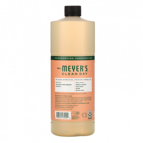 Mrs. Meyers Clean Day, универсальный концентрат, герань, 946 мл (32 жидк. унции)