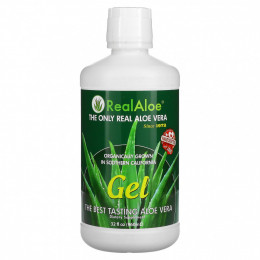 Real Aloe, Гель алоэ вера, 32 жидкие унции (960 мл)