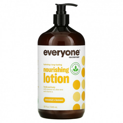 Everyone, Everyone Lotion, лосьон 3 в 1, кокос и лимон, 946 мл (32 жидк. унции)