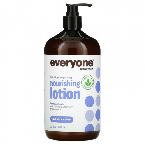 Everyone, Everyone Lotion, 3 in 1, Lavender + Aloe, 32 fl oz (946 ml)