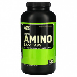 Optimum Nutrition, Superior Amino 2222 Tabs, 320 таблеток