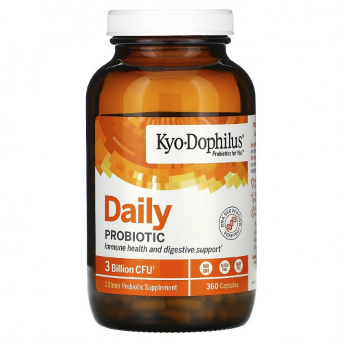 Kyolic, Kyo-Dophilus, Daily Probiotic, 3 Billion CFU, 360 Capsules