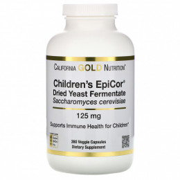 California Gold Nutrition, Children's Epicor, 125 мг, 360 растительных капсул