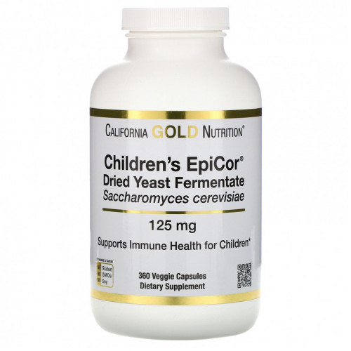 California Gold Nutrition, Children's Epicor, 125 мг, 360 растительных капсул